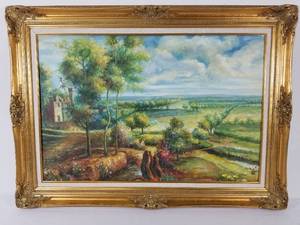 Vintage Oil on Canvas