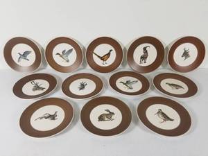 Vintage Guillot Painted Plates