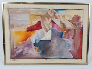 Vintage Mixed Media on Canvas