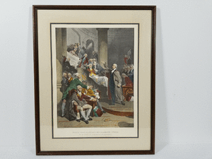Vintage Engraving Print