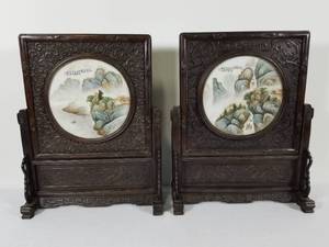 Vintage Chinese Porcelain Plaques