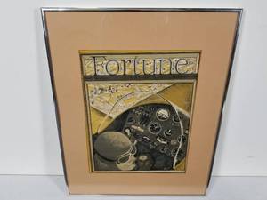 Vintage Fortune Magazine Cover Print