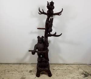 Carved Coatrack