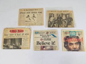 Assorted Vintage Newspapers