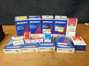 lot 166 image: (PARTS LOT)  - AC Delco Spark Plug Wire Kits, Brake Pads, Bearings and More - See Pictures for detailed part numbers