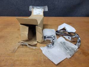 lot 361 image: NOS - Genuine GM Chrome Tow Hooks - Fit 2011 - 2016 Chevrolet  GMC 1500-3500 Trucks - Part No. 22850282