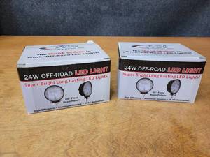 lot 399 image: NOS Pair of Off-Road LED Lights - 24W - ACI Part No. 90115