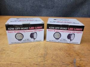 lot 401 image: NOS Pair of Off-Road LED Lights - 42W - ACI Part No. 90051