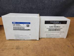 lot 501 image: Genuine Ford - Remote Start Hood Latch Kits - Part No. GJ5Z-19G366-A - Boxes are Open, parts present appear unused - may be missing parts