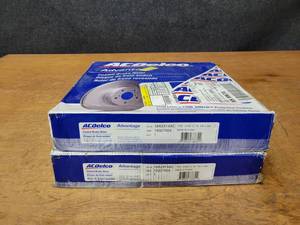 lot 573 image: NOS - Genuine GM  ACDelco Pair of Brake Rotors - Part No. 19327404