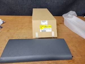 lot 584 image: NOS - Genuine GM Glove Box Door - Fits 1988 to 1994 GM 1500 Trucks and Blazer - Part No. 15682423 - Grey Color