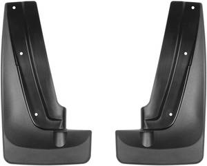 lot 452 image: NOS - WeatherTech Front and Rear NO-DRILL Mud Flaps for 2010 to 2017 Chevrolet Equinox - Part No. 120059 and 110059