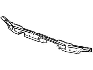lot 674 image: NOS - Genuine GM Hood Front Seal Assembly - Fits 2010 to 2020 Chevrolet Express and GMC Savannah - Part No. 20838682