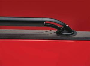 lot 387 image: Putco Black Powder Coated Bed Rail - This was a Display Item and there is only 1 Rail in the Box - Part No 88895 - Fits GM Trucks 2014 to 2016 w 69.3 Bed