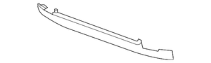 lot 394 image: NOS - Genuine GM 2005 to 2010 Pontiac G6 Air Deflector - Part No. 25995473