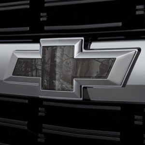 lot 397 image: NOS - Genuine GM 2016 to 2019 Chevrolet Silverado 1500 CAMO Emblem Set - Part No. 84244765