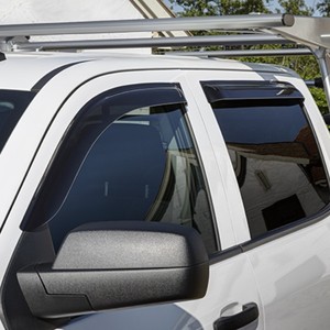 lot 515 image: NOS - Genuine GM Window Deflector Kit - Fits 2016 to 2019 Chevrolet Silverado 150025003500 - Part No. 19302680
