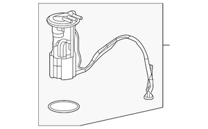 lot 530 image: NOS - Genuine GM Fuel Pump Assembly - Fits 2010 to 2017 Chevrolet Equinox and GMC Terrain w 2.4L Engine - Part No. 13506688