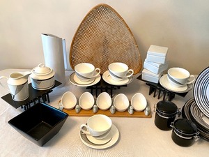 lot 33 image: Black and White Dish Delights