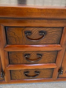 lot 24 image: Beautiful Long & Lean Asian Flair Coffee Table