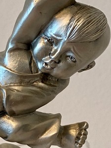 lot 14 image: Adorable Pewter Figurine by Tumasek
