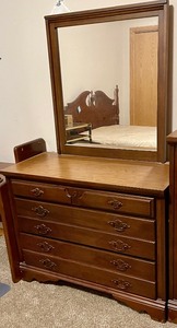 lot 158 image: Dresser with a Mirror