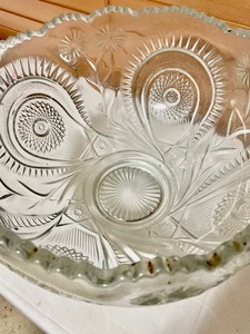 lot 99 image: Large Tray and Punch Bowl