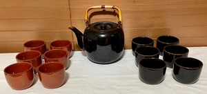 lot 100 image: Teapot and 12 Small Cups