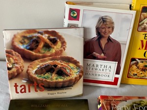 lot 174 image: Variety of Fun Cookbooks including Martha Stewart