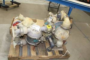 Lot of (3) Wilden Pneumatic Pumps (2) 3, (1) 2