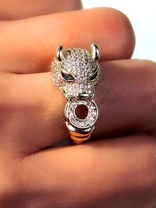 Rhinestone Decor Ring