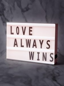1pc Letter Design Decorative Light