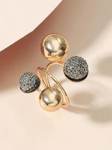 Rhinestone Detail Ring