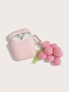 Knit Grape Pendant Silicone Case For Airpods