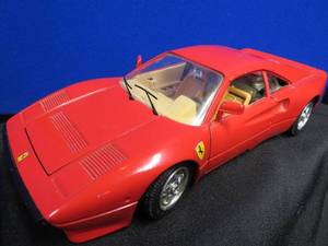 lot 27 image: 118 SCALE DIE CAST FERRARI GTO 1984