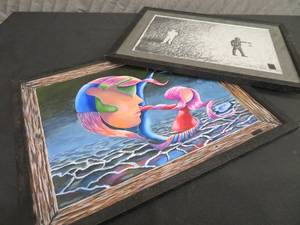 lot 74 image: 2 FRAMED PICTURES