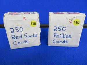 lot 115 image: WRAPPED  UNKNOWN MYSTERY CARDS