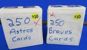 lot 116 image: WRAPPED  UNKNOWN MYSTERY CARDS