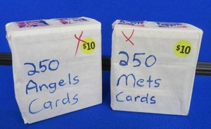 lot 118 image: WRAPPED  UNKNOWN MYSTERY CARDS