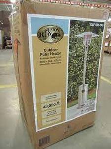 lot 68 image: 48000 BTU Stainless Steel Patio Heater