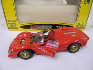 lot 3 image: JOEF EVOLOUTION 118 SCALE FERRARI 330 P4 WITH BOX - GREAT PIECE - NICE - SEE PICTURES