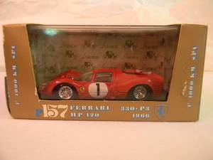lot 7 image: BRUMM 143 SCALE 1966 FERRARI 330-P3 HP 420 - NEW IN BOX - GREAT PIECE - SEE PICTURES