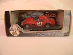 lot 10 image: EAGLES RACE 143 SCALE FERRARI 250 GTO N 24 LEMANS 64 - NEW IN BOX - GREAT PIECE - SEE PICTURES