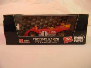 lot 11 image: BRUMM 143 SCALE FERRARI 312PB 1000KM MONZA 1972 1 ICKX-REGAZZONI - NEW IN BOX - GREAT PIECE - SEE PICTURES