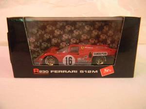 lot 12 image: BRUMM 143 SCALE R230 FERRARI 512M LEMANS 1971 - NEW IN BOX - GREAT PIECE - SEE PICTURES
