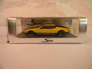lot 20 image: SPARK MODEL 143 SCALE DE TOMASO PANTERA GTS 1972 - NEW IN BOX - AWESOME GREAT PIECE - SEE PICTURES