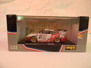 lot 36 image: ONYX MODELS LE MANS COLLECTION 143 SCALE PORSCHE 911 GT2 LE MANS 1999 - NEW IN BOX - AWESOME GREAT PIECE - SEE PICTURES
