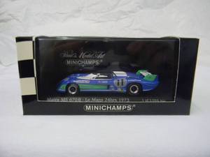 lot 40 image: MINICHAMPS PAULS MODEL ART 143 SCALE MATRA MS 670B LEMANS 24HRS 1973 - 1 of 3984pcs - NEW IN BOX - AWESOME GREAT PIECE - SEE PICTURES