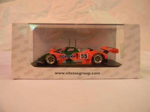 lot 50 image: QUARTZO MODELS 143 SCALE QLM032 MAZDA 787B #55 WINNER LEMANS 1991 - NEW IN BOX - AWESOME GREAT PIECE - SEE PICTURES