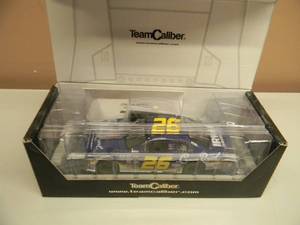 lot 12 image: 124 SCALE DIE CAST TEAM CALIBER CROWN ROYAL #26  - IN BOX - NICE - VERY COOL PIECE - SEE PICTURES
